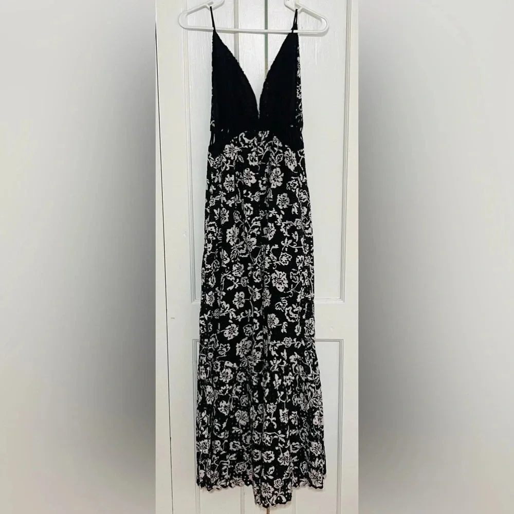 Ramy Brook Ingrid Floral Eyelet Maxi Dress - Picture 8 of 11